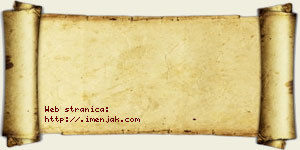 Tamara Perušinović vizit kartica